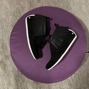 RAG & BONE black suede GHITA moccasin slip on sneakers - 38